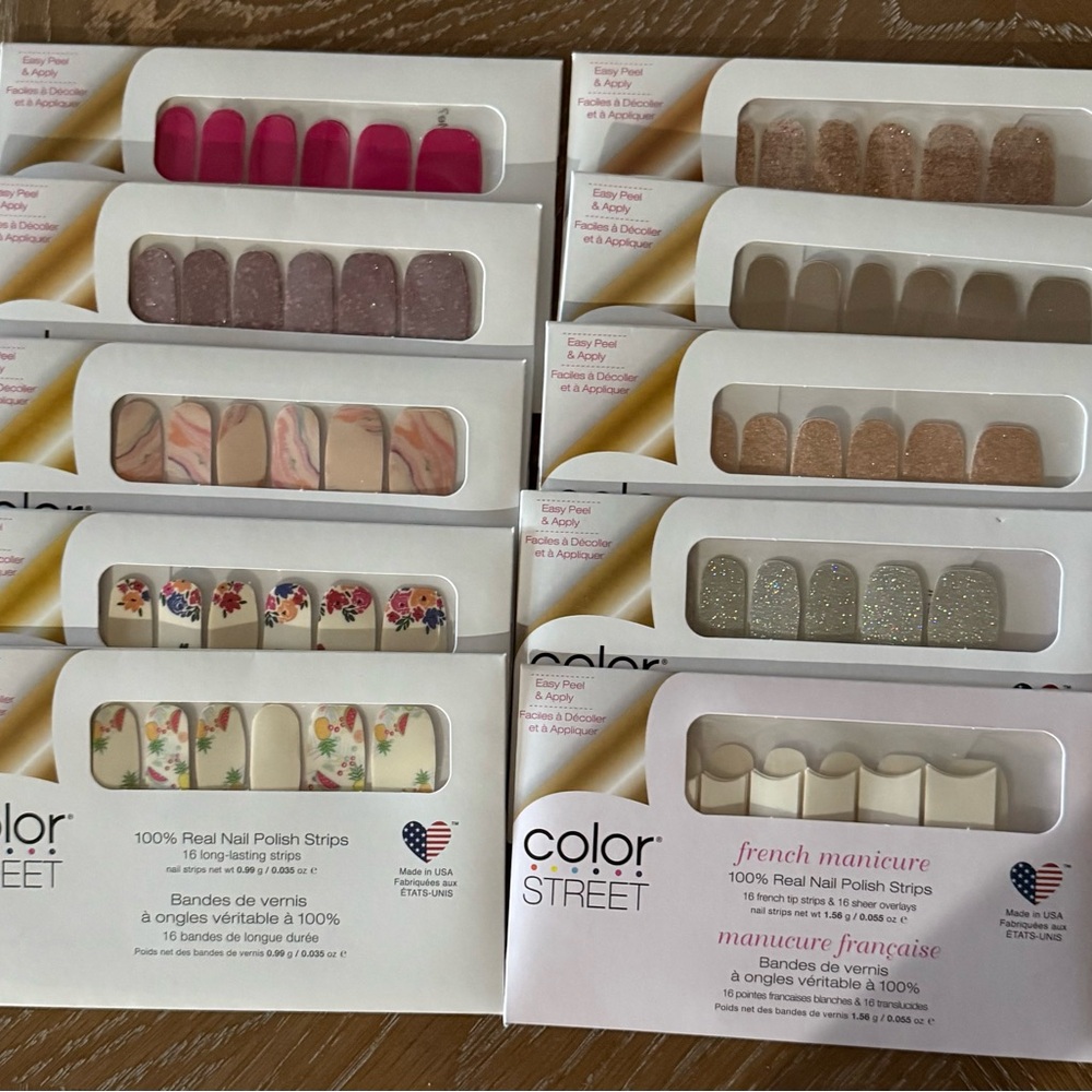Color Street Nail Polish Strips - Group 2 Collection